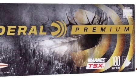 Federal Premium .300 Winchester Short Magnum (WSM) 180 Gr. Barnes TSX- Lead Free- Box of 20