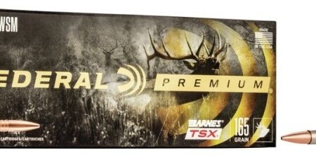 Federal Premium .300 Winchester Short Magnum (WSM) 165 Gr. Barnes TSX- Lead Free- Box of 20