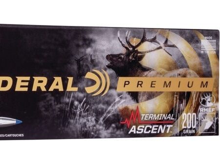 Federal Premium Terminal Ascent .300 Winchester Short Magnum(WSM) 200 Gr. Slipstream Polymer Tip- Box of 20