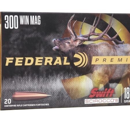 Federal Premium .300 Winchester Magnum 180 Gr. Swift Scirocco II- Box of 20