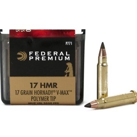 Federal Premium V-Shok .17 Hornady Magnum Rimfire (HMR) 17 Gr. V-Max- Box of 50