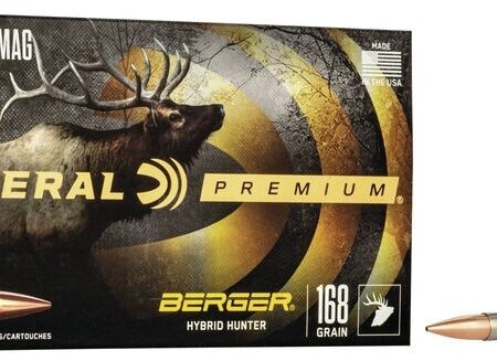 Federal Premium 7mm Remington Magnum 168 Gr. Berger Hybrid Hunter- Box of 20