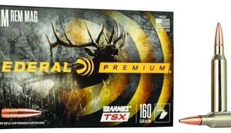 Federal Premium 7mm Remington Magnum 160 Gr. Barnes TSX- Lead Free- Box of 20