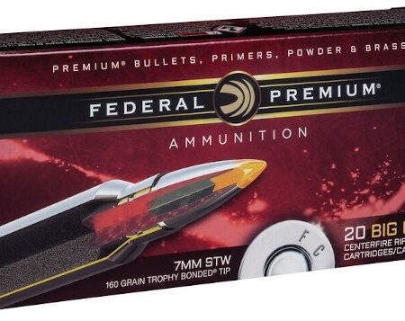 Federal Premium 7mm STW 160 Gr. Trophy Bonded Tip- Box of 20