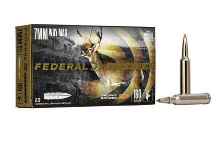Federal Premium 7mm Weatherby Magnum 160 Gr. Trophy Bonded Tip- Box of 20