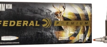 Federal Premium 7mm Winchester Short Magnum(WSM) 140 Gr. Trophy Bonded Tip- Box of 20