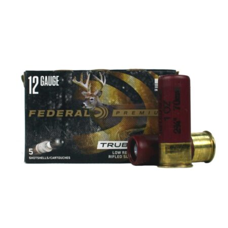 Federal Premium 12 Gauge 2-3/4" 1 oz Low Recoil TruBall Hollow Point Rifled Slug- Box of 5