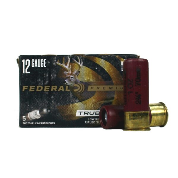 Federal Premium 12 Gauge 2-3/4" 1 oz Low Recoil TruBall Hollow Point Rifled Slug- Box of 5