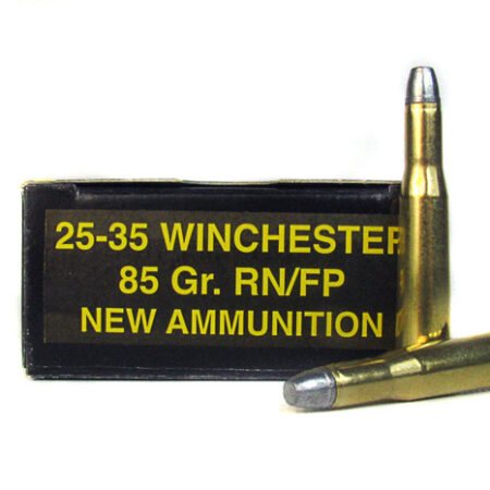 PCI .25-35 WCF (6.5x52mm Rimmed) 85 Gr. Lead Round Nose Flat Point- Box of 20