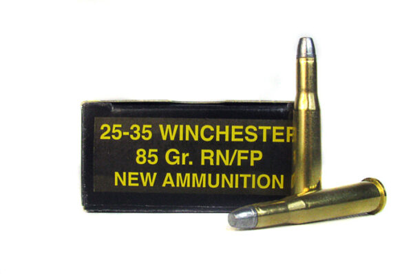 PCI .25-35 WCF (6.5x52mm Rimmed) 85 Gr. Lead Round Nose Flat Point- Box of 20