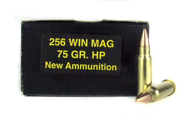 PCI .256 Winchester Magnum 75 Gr. Hornady Hollow Point- Box of 50