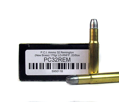 PCI .32 Remington 170 Gr. Lead Round Nose Flat Point- Box of 20