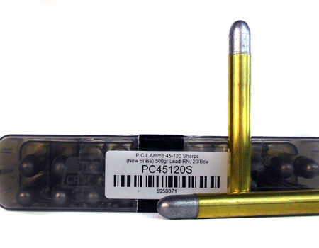 PCI .45-120 Sharps 500 Gr. Lead Round Nose- Box of 20