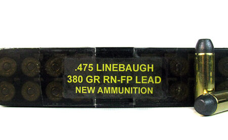 PCI .475 Linebaugh 380 Gr. Lead Round Nose Flat Point- Box of 20
