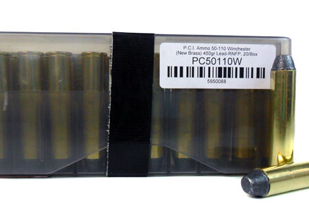 PCI .50-110 Winchester 450 Gr. Lead Round Nose Flat Point- Box of 20