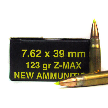 PCI 7.62x39mm 123 Gr. Hornady Z-Max- Box of 20
