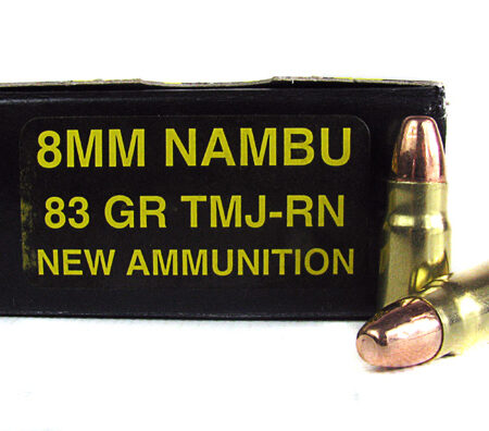 PCI 8mm Nambu 83 Gr. Total Metal Jacket Round Nose- Box of 50