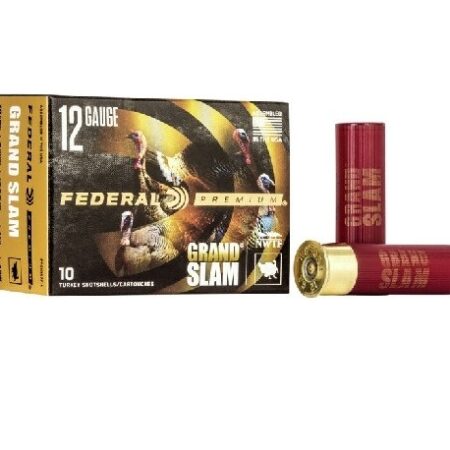 Federal Premium Grand Slam 12 Gauge 3" 1-3/4oz Copper Plated #4 Shot- Box of 10