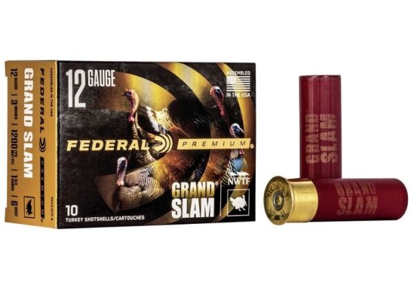 Federal Premium Grand Slam 12 Gauge 3" 1-3/4oz Copper Plated #6 Shot- Box of 10