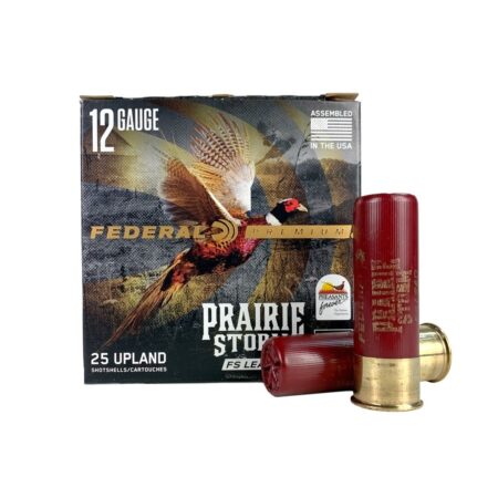 Federal Premium Prairie Storm FS 12 Gauge 2-3/4" 1-1/8 oz #4 Steel Shot- Box of 25