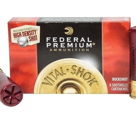 Federal Premium 12 Gauge 2-3/4" High Density 00 Buckshot 9 Pellets- Box of 5