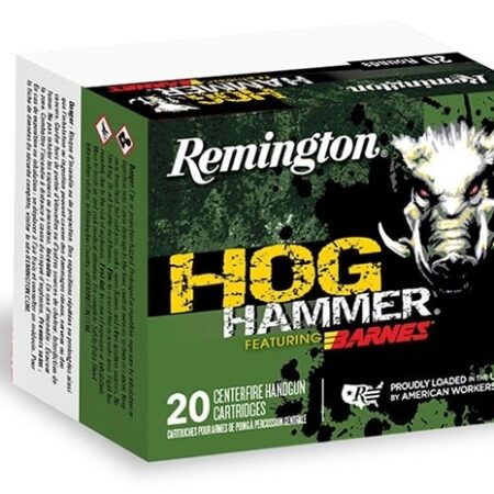 Remington Hog Hammer .454 Casull 250 Gr. Barnes XPB Solid Copper Hollow Point- Lead-Free- Box of 20