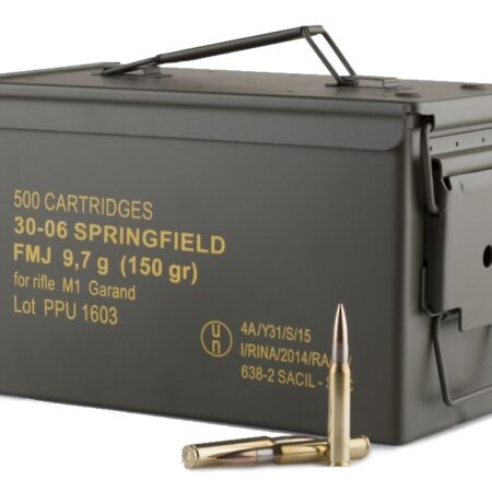 Prvi Partizan .30-06 Springfield (M1 Garand) 150 Gr. Full Metal Jacket- Ammo Can of 500