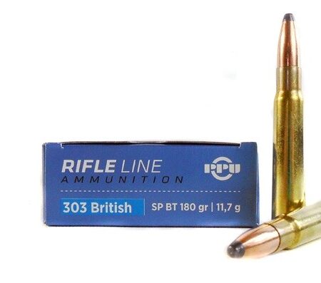 Prvi Partizan .303 British 180 Gr. Soft Point Boat Tail- Box of 20