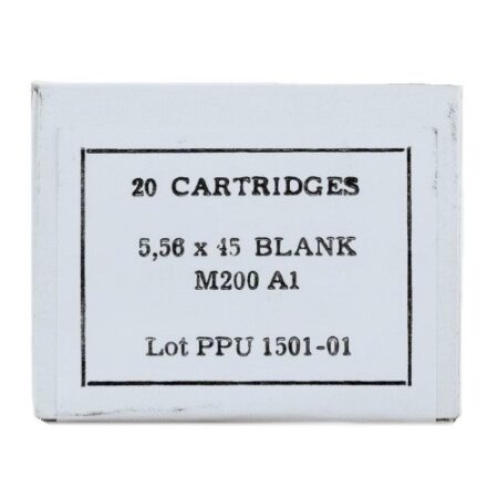 an image of the product Prvi Partizan 5.56x45mm BLANK M200 A1 - PPB556A1