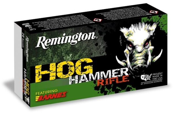 Remington Hog Hammer 6.5 Creedmoor 120 Gr. Barnes TSX Hollow Point Boat Tail- Lead-Free- Box of 20