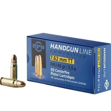 Prvi Partizan 7.62x25mm Tokarev 85 Gr. Full Metal Jacket- Box of 50