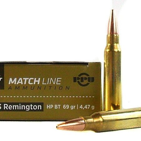 Prvi Partizan Match .223 Remington 69 Gr. Hollow Point Boat Tail- Box of 20
