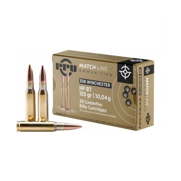Prvi Partizan Match .308 Winchester 175 Gr. Hollow Point Boat Tail- Box of 20
