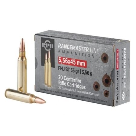 Prvi Partizan Rangemaster 5.56x45mm 55 Gr. Full Metal Jacket- Box of 20