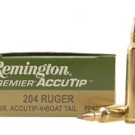 Remington Premier .204 Ruger 40 Gr. AccuTip-V Boat Tail- Box of 20
