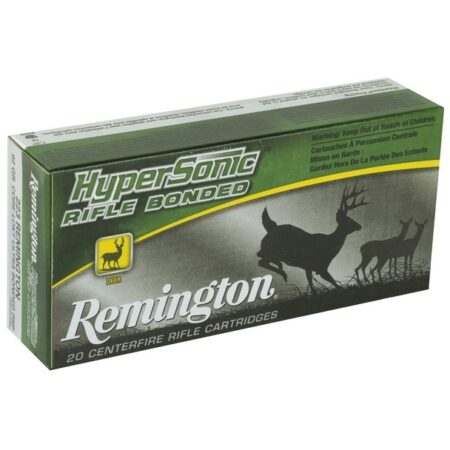 Remington HyperSonic .223 Remington 62 Gr. Core-Lokt Ultra Bonded Pointed Soft Point- Box of 20