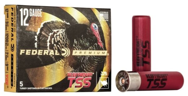Federal Premium Heavyweight TSS 12 Gauge 3-1/2" 2-1/4 oz #9- Box of 5