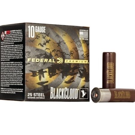 Federal Premium Black Cloud 10 Gauge 3-1/2" 1-5/8 oz BB Steel Shot- Box of 25