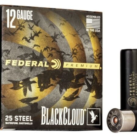 Federal Premium Black Cloud 12 Gauge 3-1/2" 1-1/2 oz #2 Non-Toxic FlightStopper Steel Shot- Box of 25