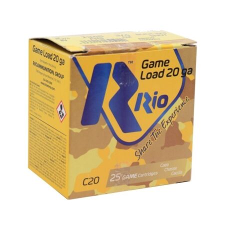 Rio Royal Buck 20 Ga 2-3/4" 3/4 oz 9 Pellets #1 Buckshot- Box of 25