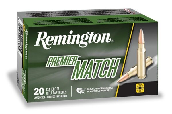 Remington Premier Match .223 Remington 62 Gr. Open Tip Match- Box of 20