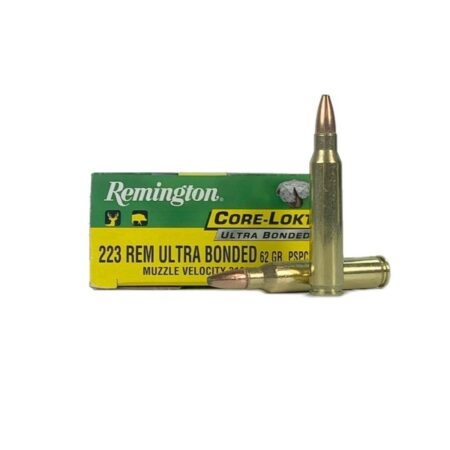 Remington .223 Remington 62 Gr. Core-Lokt Ultra Bonded Pointed Soft Point- Box of 20