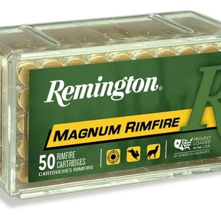 Remington .22 Winchester Magnum Rimfire (WMR) 40 Gr. Pointed Soft Point- Box of 50