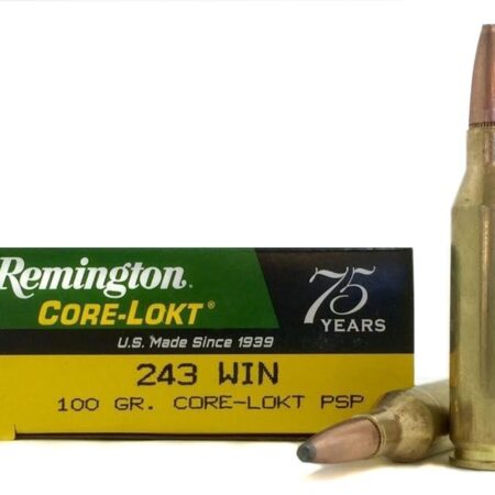 Remington Express .243 Winchester 100 Gr. Core-Lokt Pointed Soft Point- Box of 20