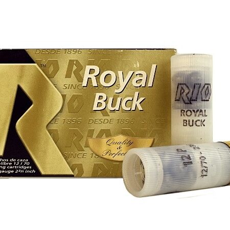 Rio Royal Buck 12 Ga 2-3/4" 12 Pellets #1 Buckshot- Box of 5