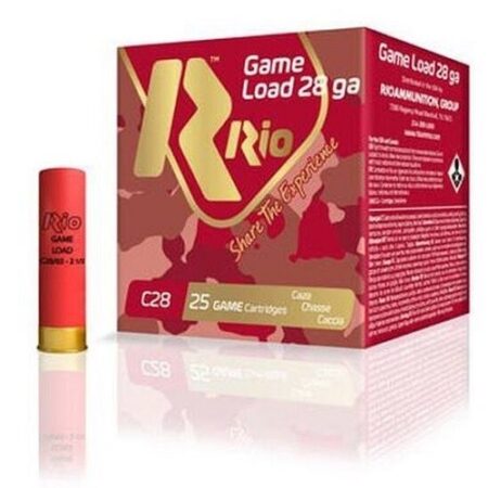 Rio Heavy Game Load 28 Gauge 2-3/4" 1oz #7-1/2 Shot- Box of 25