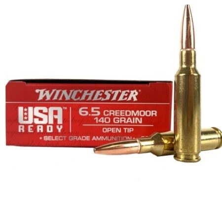 Winchester USA Ready 6.5 Creedmoor 140 Gr. Open Tip- Box of 20