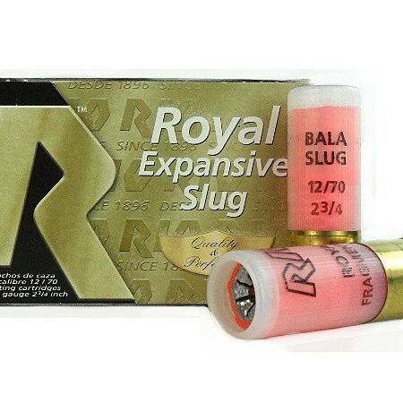 Rio Royal Expansive Slug 12 Ga 2-3/4, 1-1/8 oz Sabot Slug- Box of 5