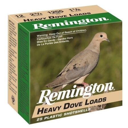 Remington Heavy Dove Loads 12 Gauge 2-3/4" 1-1/8 oz #7-1/2 Shot- Box of 25