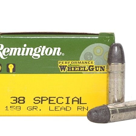 Remington Performance WheelGun .38 Special 158 Gr. Lead Round Nose- Box of 50
